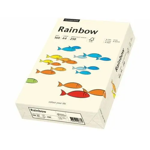 Papier Rainbow A4 160g kremowy R03