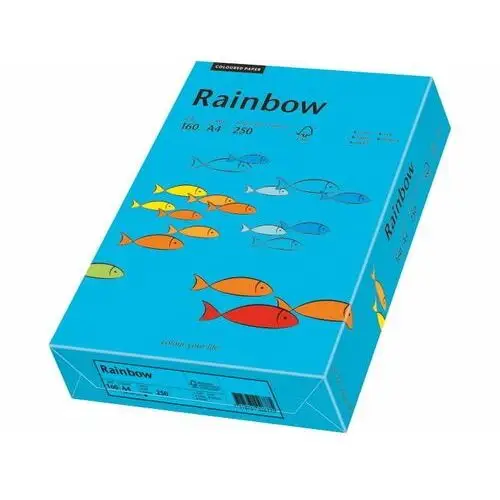 Papier Rainbow A4 160g niebieski R87