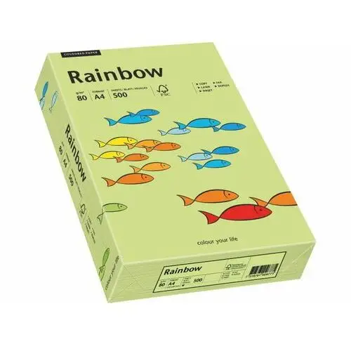 Papier Rainbow A4 80g jasno zielony R74