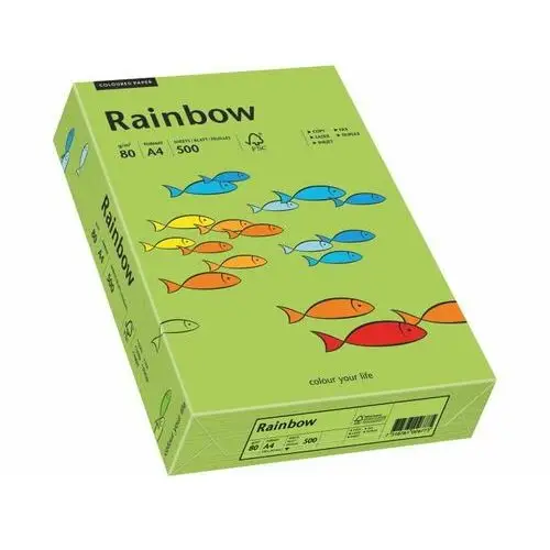 Papier Rainbow A4 80g zielony R76