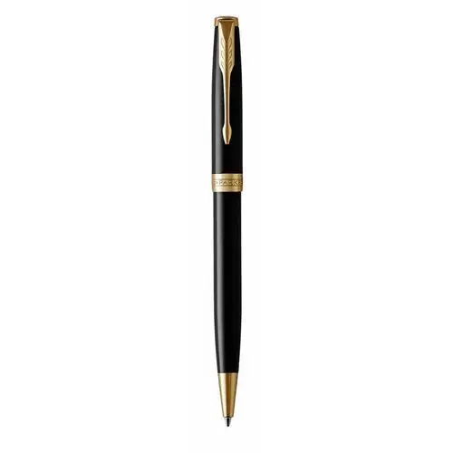 Długopis Parker Sonnet Black Lacquer GT - 1931497, kolor czarny