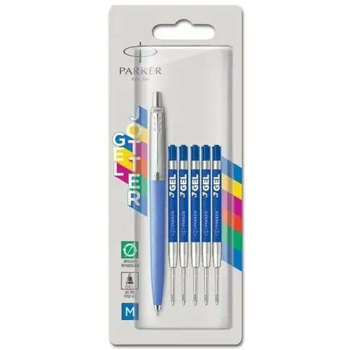 ' jotter originals wow pack gel blue 1 długopis żelowy jotter originals blue + 5 niebieskich wkładów żelowych ekonomicznych ' Parker