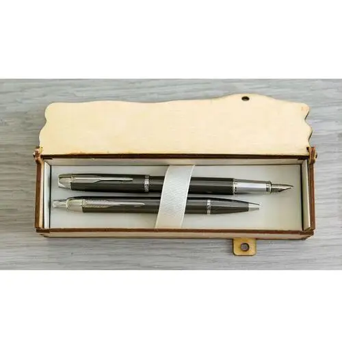 Pióro długopis im pudełko drewniane grawery Parker