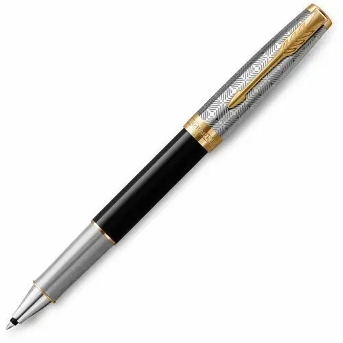 Parker , pióro wieczne sonnet premium gt, metal & black, stalówka f 18k