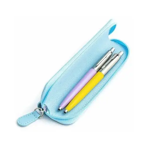 Zestaw prezentowy długopis Parker Jotter Originals Liliowy i Żółty z niebieskim etui
