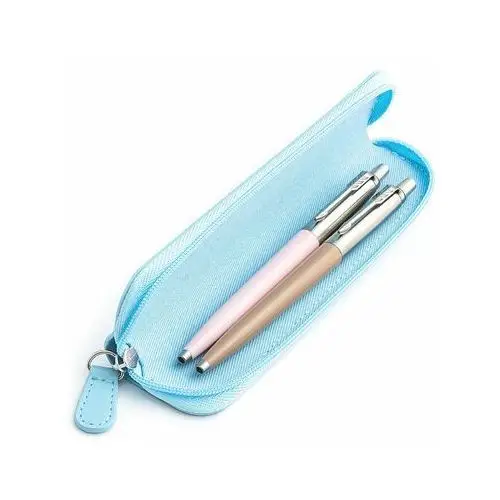 Zestaw prezentowy długopis jotter originals różowy i beżowy z niebieskim etui Parker