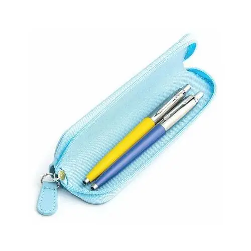 Zestaw prezentowy długopis jotter originals żółty i niebieski z niebieskim etui Parker
