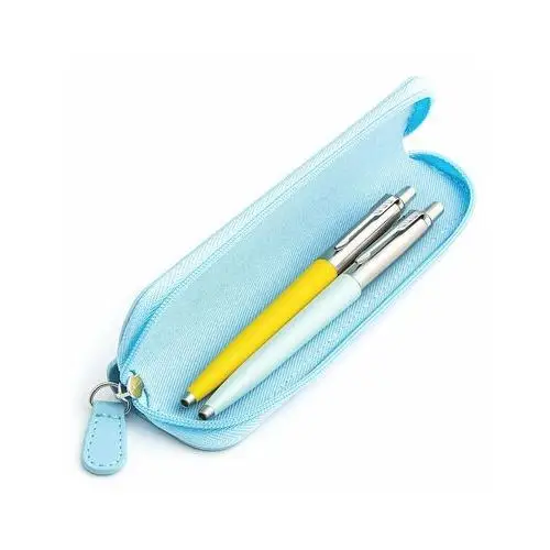 Zestaw prezentowy długopis jotter originals żółty i pastelowy niebieski z niebieskim etui Parker