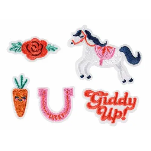 Partydeco Naprasowanki giddy up, mix, 2-7x3.5-7 cm (1 op. / 5 szt.)