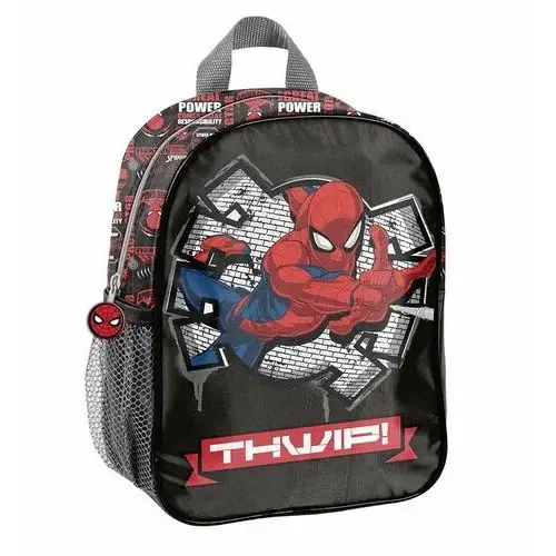 Plecak Przedszkolny Plecaczek Przedszkolaka Jednokomorowy Spiderman Paso Sp24Mm-303