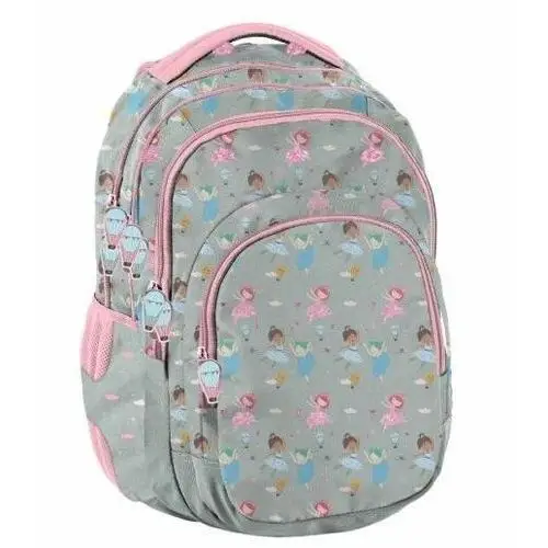 Plecak szkolny dla chłopca i dziewczynki różowy Paso