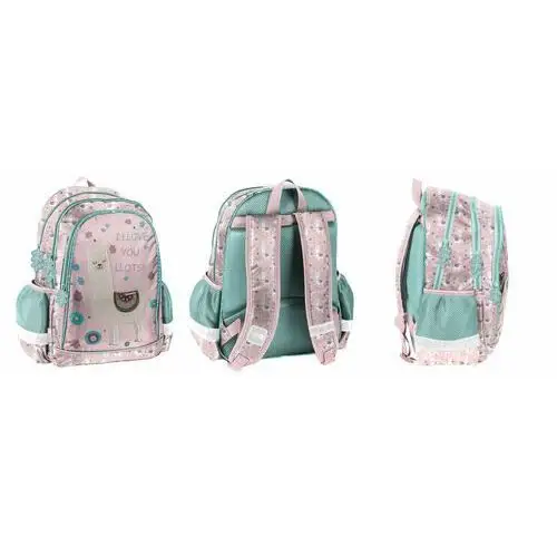 Plecak szkolny dla chłopca i dziewczynki różowy Paso, kolor różowy