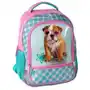 Plecak szkolny dla dziewczynki miętowo-różowy rachael hale dwukomorowy Paso Sklep