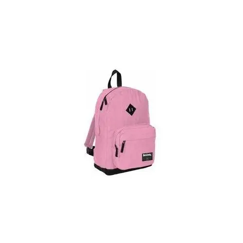 Plecak szkolny młodzieżowy dla dziewczynki różowy BeUniq jednokomorowy