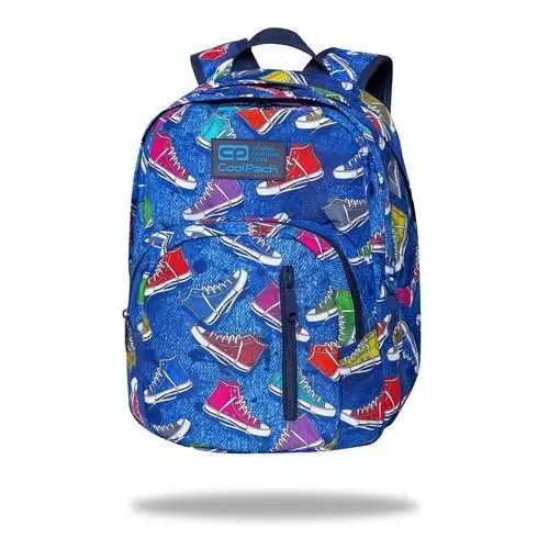 Plecak szkolny dla chłopca i dziewczynki niebieski CoolPack dwukomorowy, kolor zielony