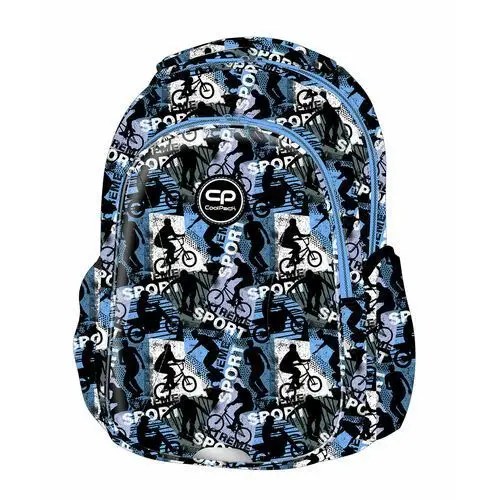 Plecak szkolny dla chłopca niebieski CoolPack dwukomorowy
