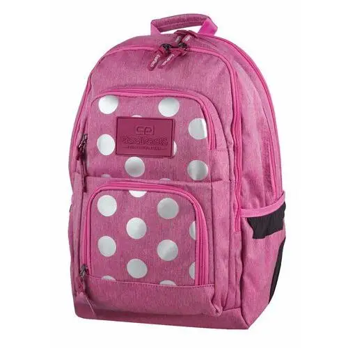 Plecak szkolny dla dziewczynki różowy coolpack dwukomorowy Paso,coolpack