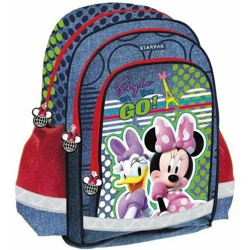 Plecak szkolny dla chłopca i dziewczynki Starpak Myszka Minnie dwukomorowy