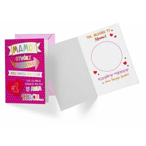 Passion cards Karnet, dzień matki, dk-930, różowy