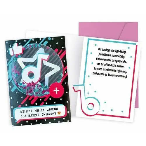 Passion cards Karnet konfetti knf-056 urodziny (milion lajków)