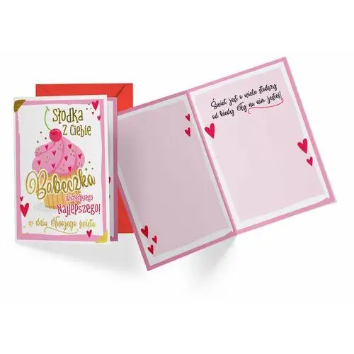 Passion cards Karnet pr-400 słodka babeczka (wszystkiego najlepszego)