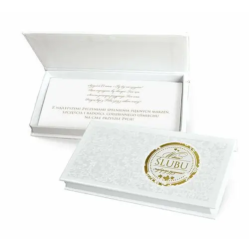Pudełko ozdobne na banknoty MB-007 Ślub