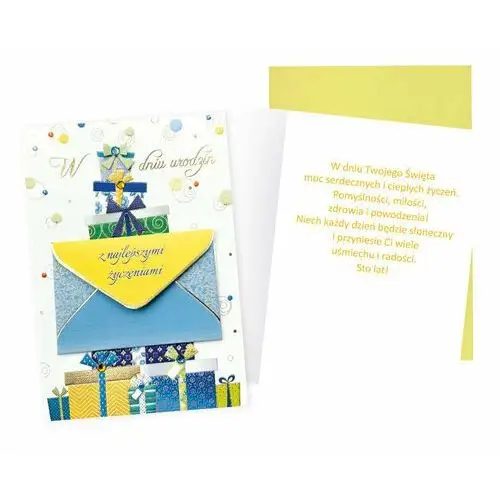 Passion cards sp. z o.o. Kukartka, karnet dk-1057 urodziny (prezenty)