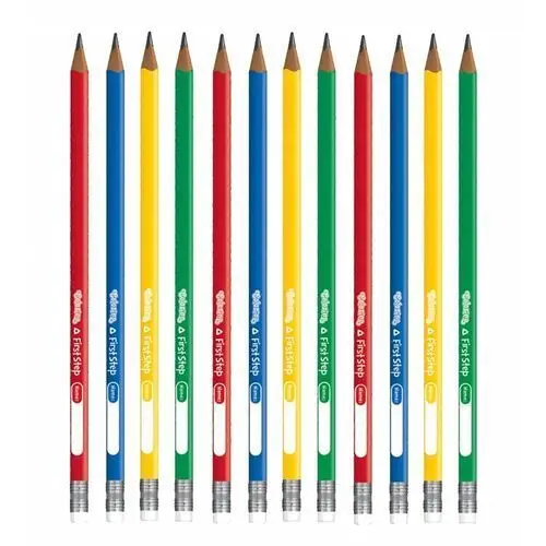 Patio 12x ołówek trójkątny do nauki pisania colorino