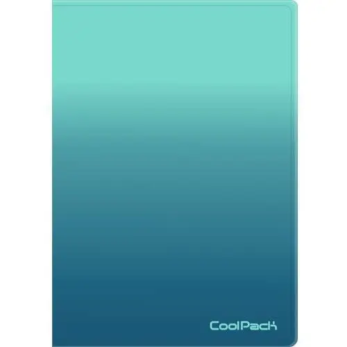CoolPack, Teczka Clear Book Gradient Blue Lagoon, 20 szt