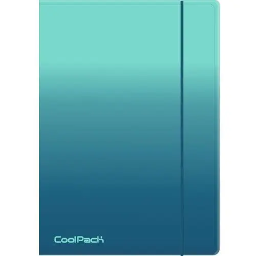Patio Coolpack, teczka na dokumenty a4 na gumkę gradient blue lagoon