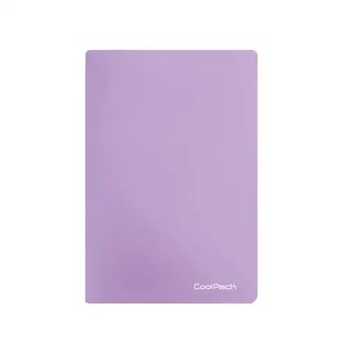 Coolpack, zeszyt a5 pp kratka 60k pastel, fioletowy Patio