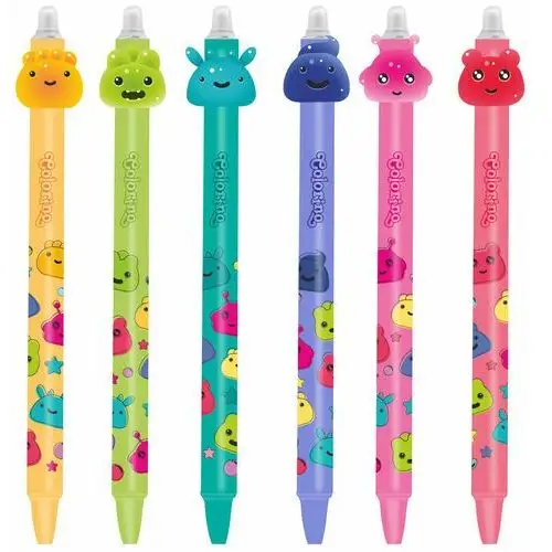 Patio Długopis wymazywalny automatyczny kids squishy colorino school