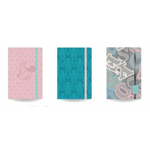Notes A5 80 kartek, Linia z gumką, Disney Fashion Minnie Mouse, 1 szt. Mix