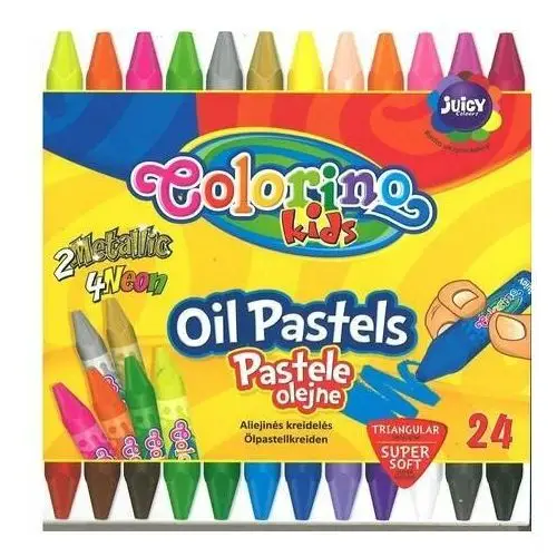 Pastele olejne, Colorino Kids, 24 kolory