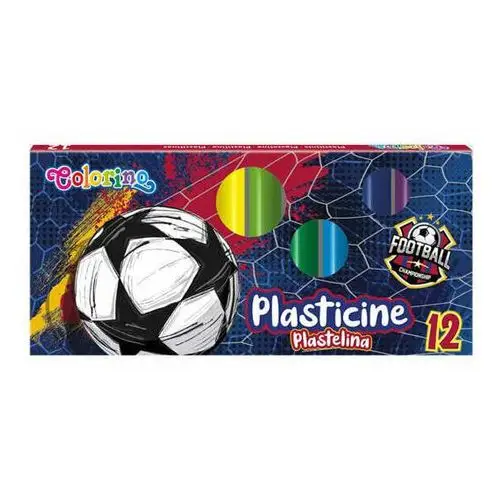 Plastelina colorino football 12 kolorów Patio