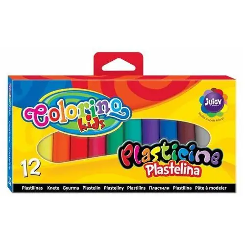 Plastelina Colorino kids, 12 kolorów okrągła