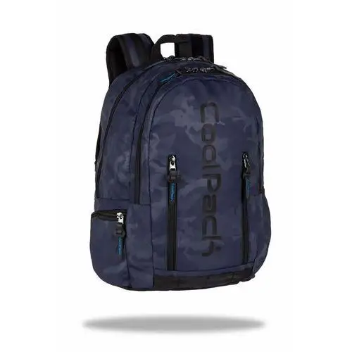 Plecak szkolny dla chłopca granatowy CoolPack wielokomorowy