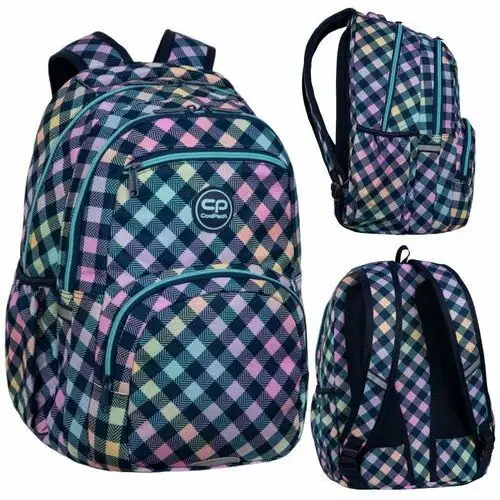 Plecak szkolny dla chłopca i dziewczynki CoolPack dwukomorowy, kolor zielony
