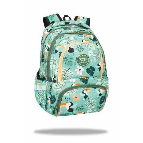 Plecak szkolny dla chłopca i dziewczynki CoolPack trzykomorowy, kolor zielony