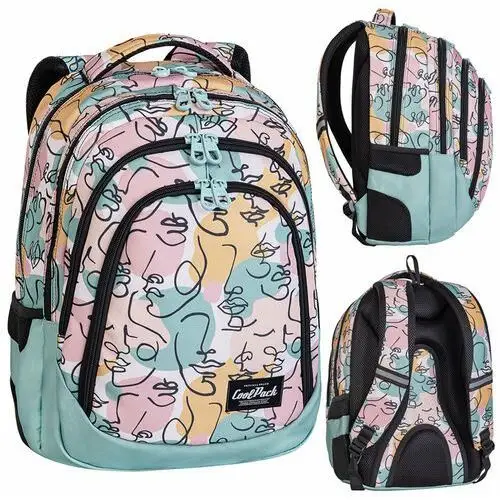 Plecak szkolny dla chłopca różnokolorowy coolpack wielokomorowy Patio
