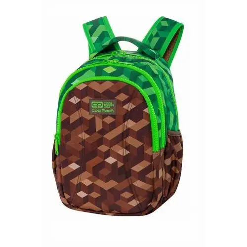 Plecak szkolny dla chłopca zielony CoolPack dwukomorowy