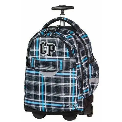 Plecak szkolny młodzieżowy CoolPack kratka na kółkach