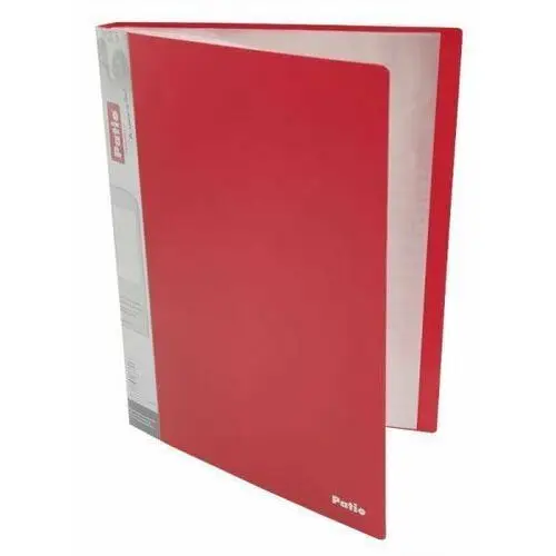 Promo Teczka A4 40 Koszulek Clear Book Czerwona Pat6404 Patio