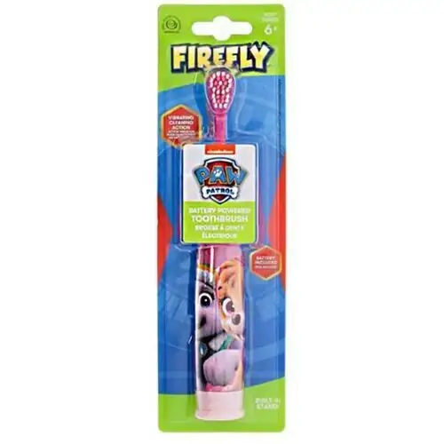 Firefly szczoteczka do zębów dla dzieci z baterią soft 6+ lat pink Paw patrol