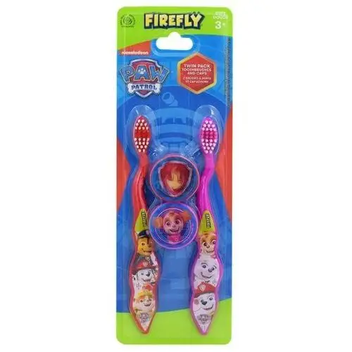 Firefly szczoteczka do zębów dla dzieci z nakładką soft 2szt 3+ lat Paw patrol