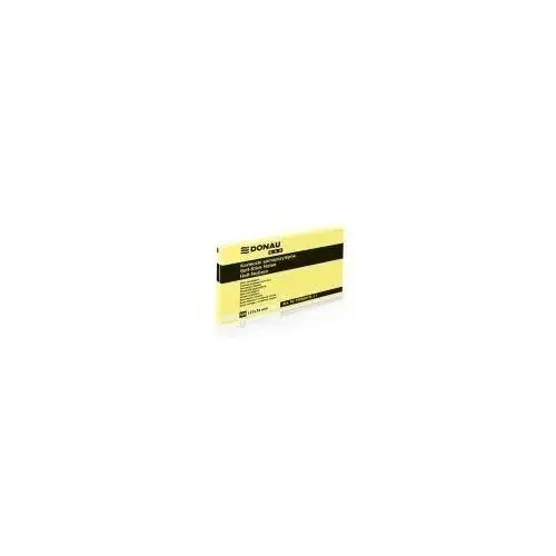Karteczki samoprzylepne DONAU Eco, 127x76mm, 1x100 kart., jasnożółte