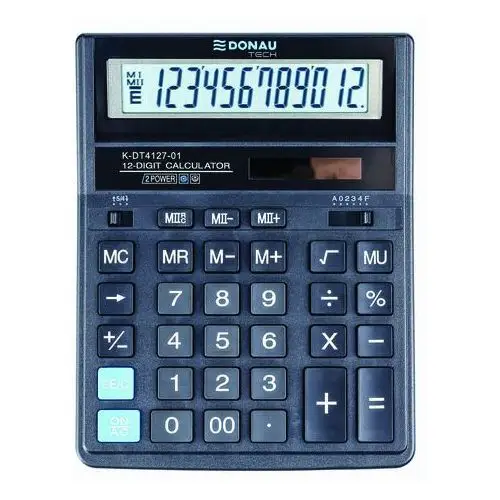 Pbs connect polska Donau, kalkulator 12 cyfrowy k-dt4127, czarny, 203x158x31 mm