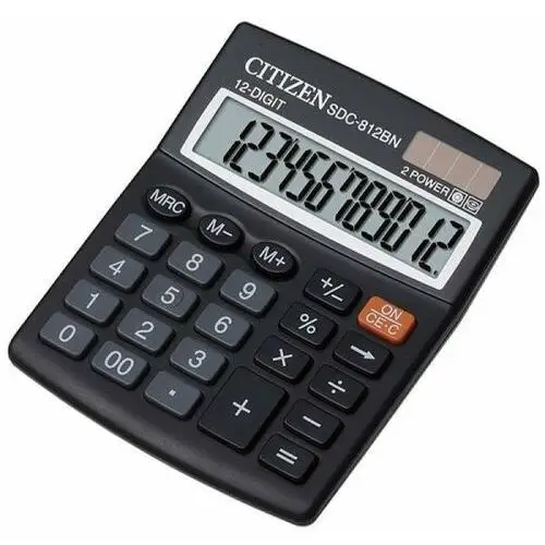 Kalkulator biurowy, Citizen SDC-812BN, czarny
