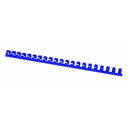 PBS Connect, plastikowe grzbiety do bindowania 14 mm, niebieskie, 100 sztuk