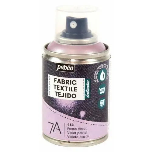 Pebeo 7a spray farba do tkanin 100ml pastel violet